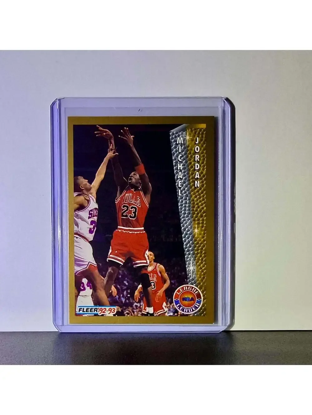Michael Jordan 1992-93 Fleer League Leader #238 Basketball Card Chicago Bulls